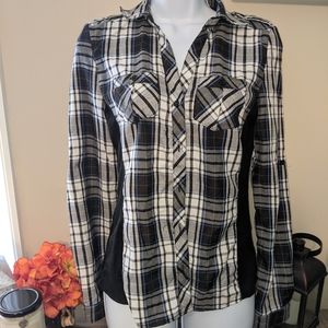 Plaid blouse